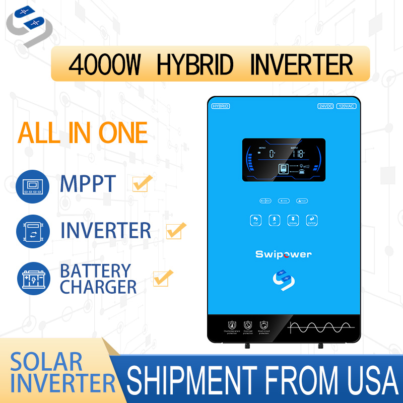 Drone Solar Charger - CNSWIPOWER 4500VA Inverter Surya Hibrida 24v