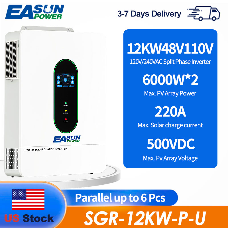 Drone Solar Charger - EASUN US 12KW 12000W Inverter Surya