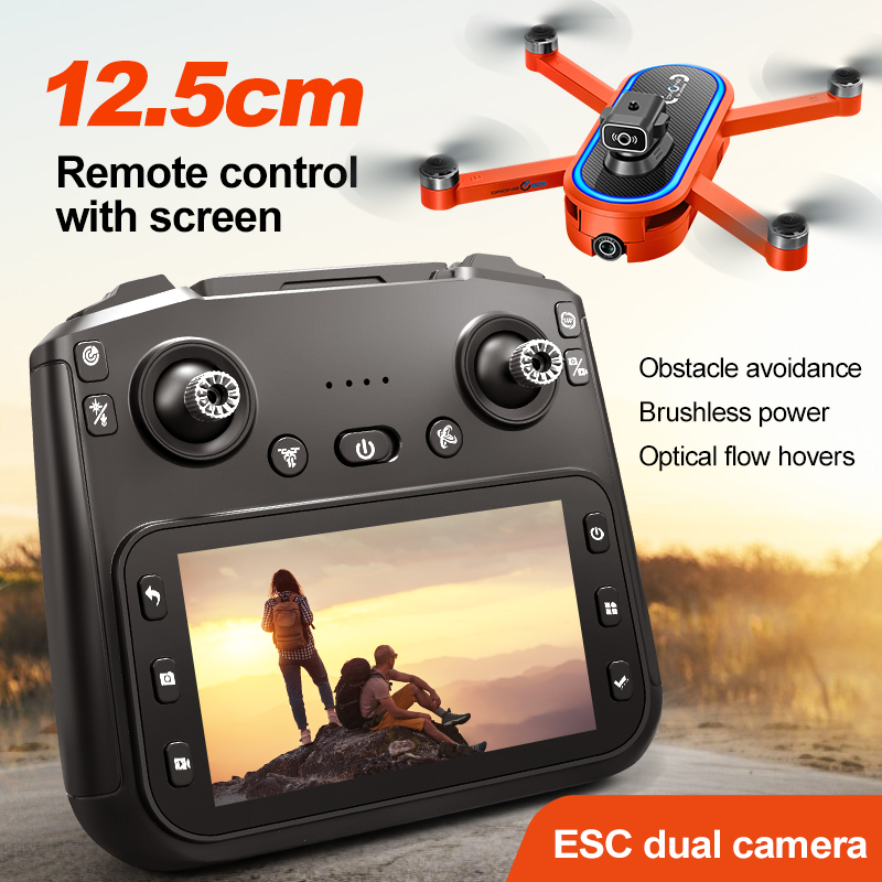 Drone 2025 S186 Profesional 4K - Drone Controller Screen ulasan dan harga