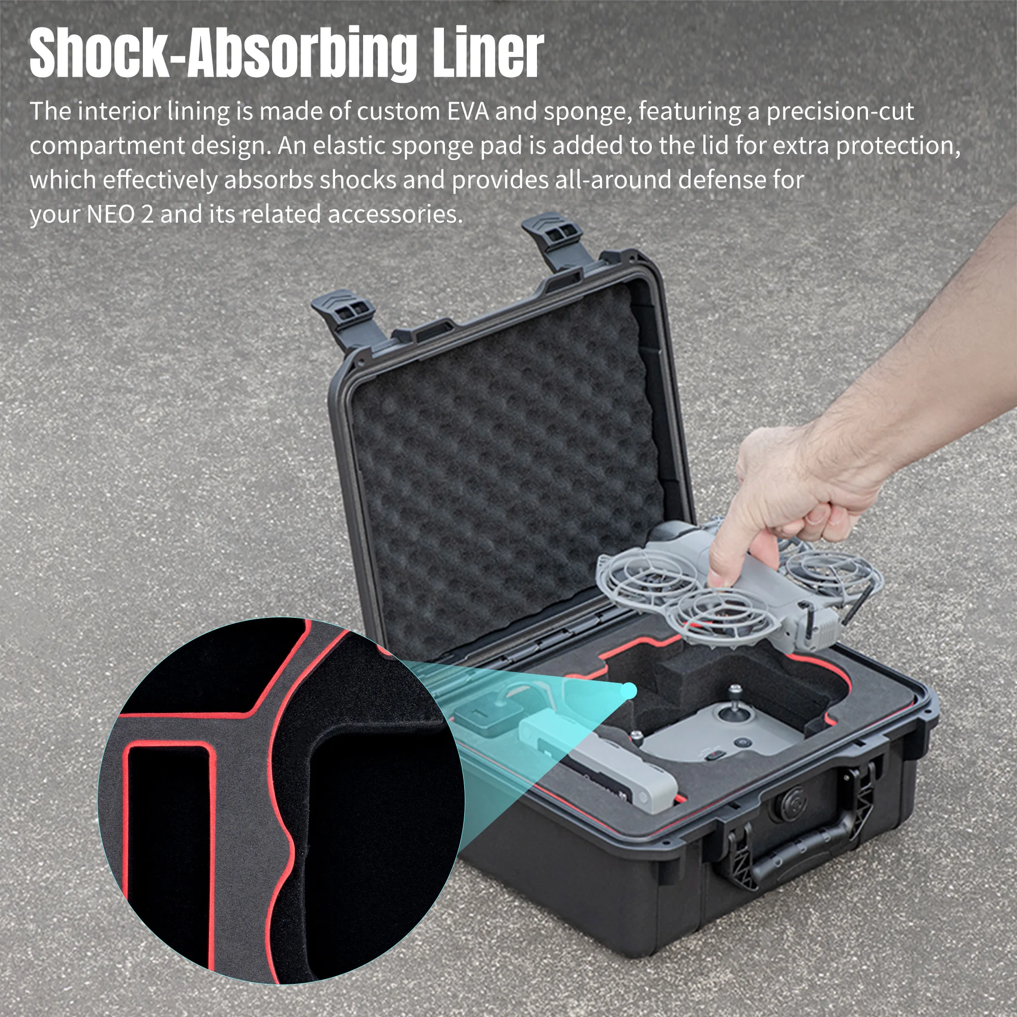 Untuk DJI Neo 2 Kotak Penyimpa - Drone Hard Shell Case ulasan dan harga