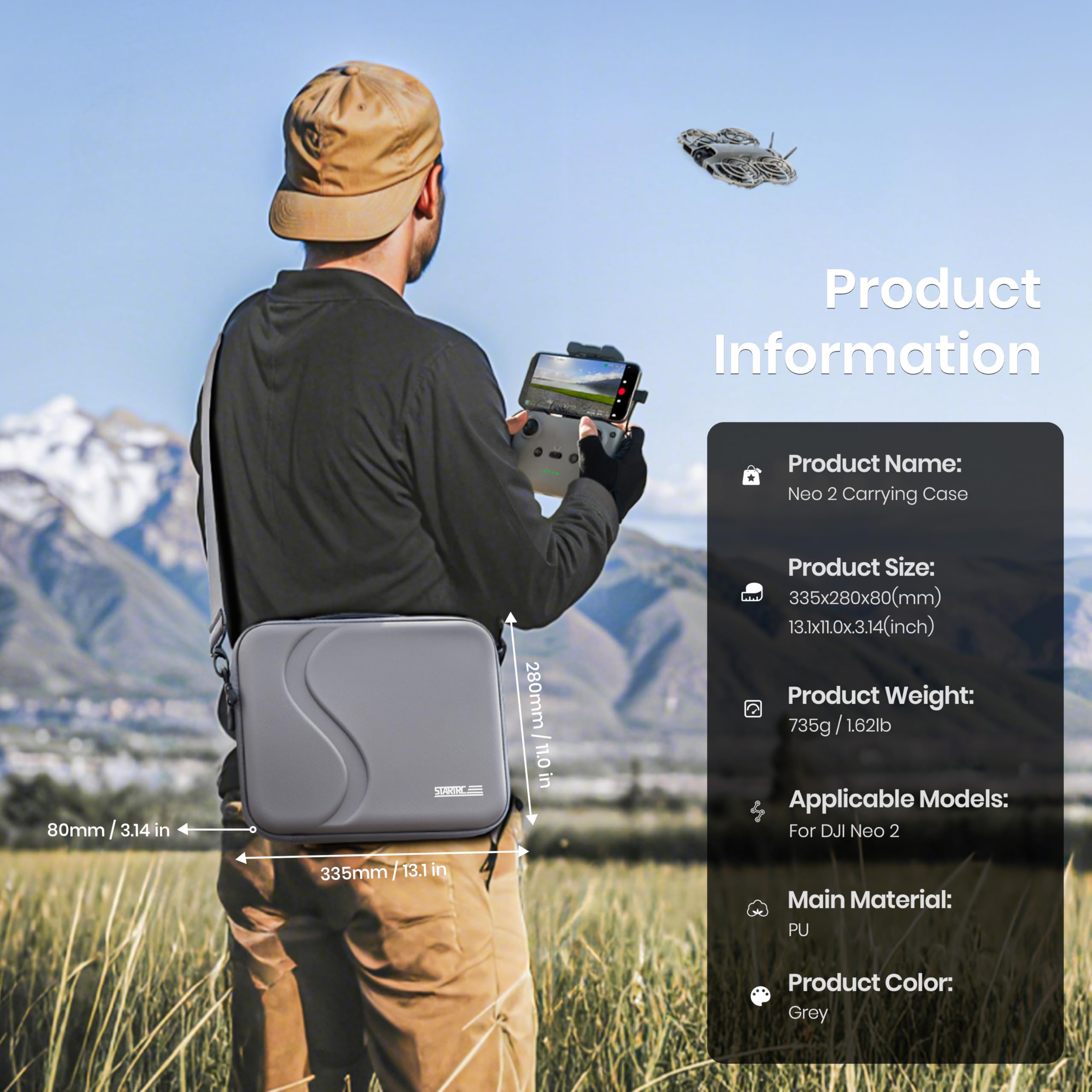 Tas Pembawa untuk Aksesoris DJ - Drone Carrying Case ulasan dan harga