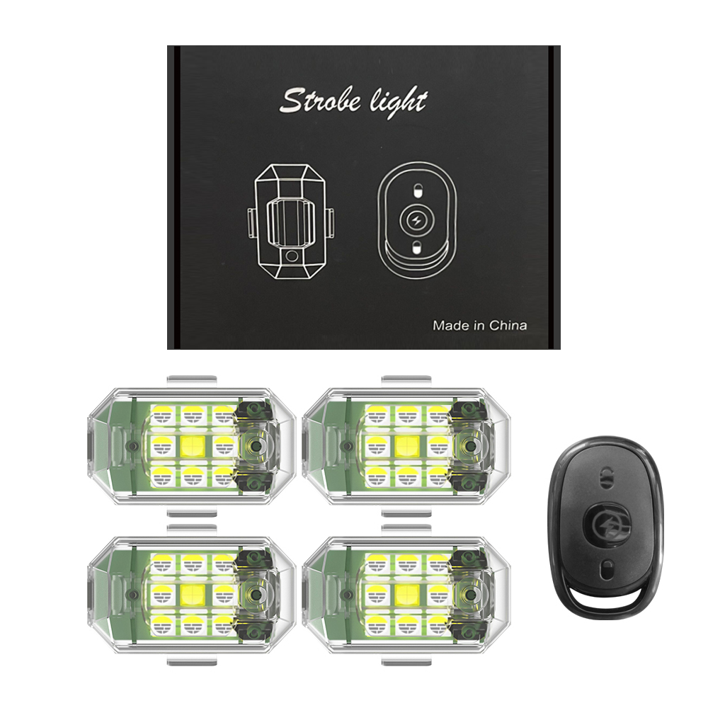 1/2/4 Buah Lampu Strobo Drone  - Drone Strobe Light ulasan dan harga